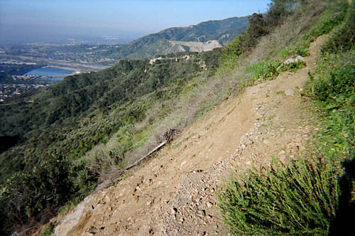 Garcia Trail earth slide