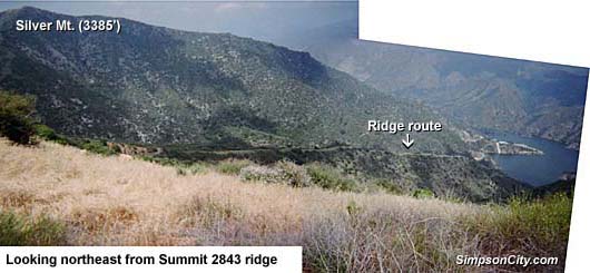 Ridge Route to Summit 2843