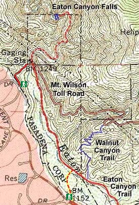 Eaton topo map