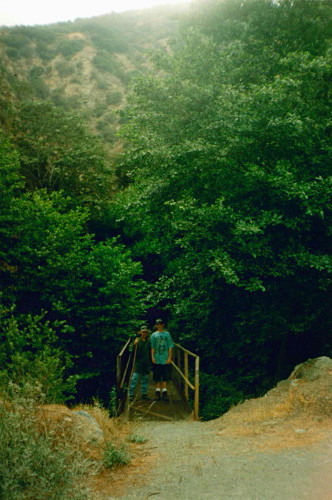 Ricky and Micah at Fish Canyon, May 24, 1997