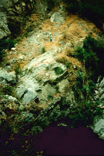 Micah at Fish Canyon Falls, May 24, 1997