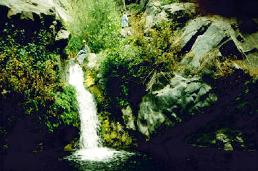 Fish Canyon Falls, lower pool, May 24, 1997