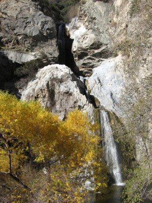 Fish Canyon Falls, Angeles National Forest, January 10, 2009