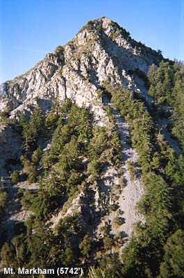 View north toward San Gabriel Peak
